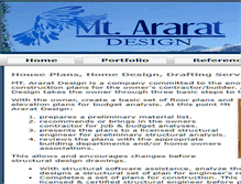 Tablet Screenshot of mtararatdesign.com